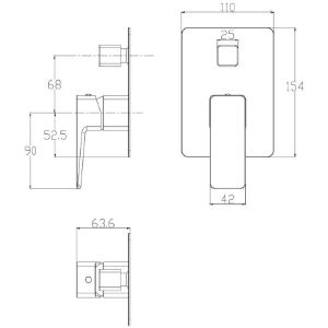 Obrazek System prysznicowy podtynkowy Parma