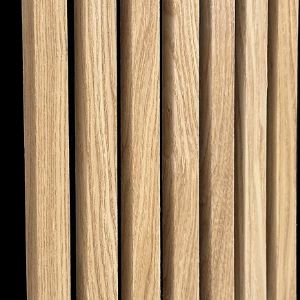 Obrazek Akustyczne lamele na filcu dąb naturalny fornir 300x2650mm