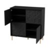 Obrazek Komoda Blacky 2 czarny/złoty