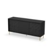 Obrazek Komoda Blacky 1 czarny/złoty