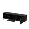 Obrazek Szafka RTV Blacky 180 czarny/złoty