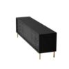 Obrazek Szafka RTV Blacky 180 czarny/złoty