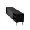 Obrazek Szafka RTV Blacky 180 czarny/złoty