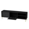 Obrazek Szafka RTV Blacky 180 czarny/złoty