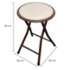 Obrazek Taboret składany Dr-9-702 Mateo 8265 Brąz/Beż