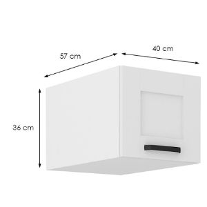 Obrazek Szafka kuchenna Luna biały mat/biały 40 Nagu-36 1F