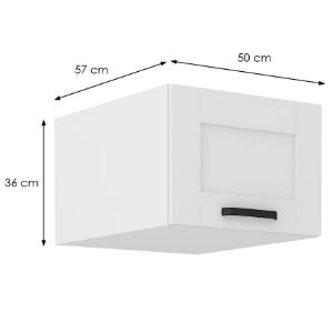 Obrazek Szafka kuchenna Luna biały mat/biały 50 Nagu-36 1F