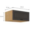 Obrazek Szafka kuchenna Stilo grafit mat/artisan 80 Nagu-36 1F
