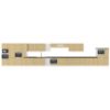 Obrazek Szafka Kuchenna Lara 60dpm-210 2f Bb Cappucino Połysk