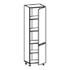 Obrazek Szafka kuchenna Gardena D60R grey