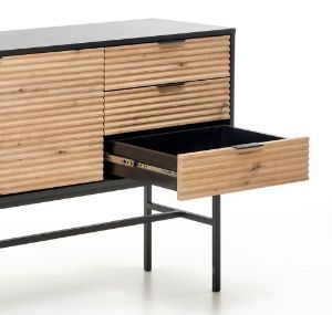 Obrazek Komoda Nadia dąb artisan/czarny