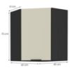 Obrazek Szafka kuchenna Arona cashmere 60x60 Gn-72 1f (45°)
