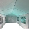 Obrazek Pawilon ogrodowy 3x9x2,7 m biały