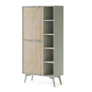 Regał Forest RG80 eukaliptus/jodełka scandi