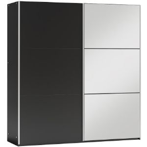 Obrazek Szafa Vigo 200 czarny / lustro