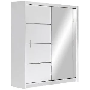 Szafa Vista 180 biały / lustro