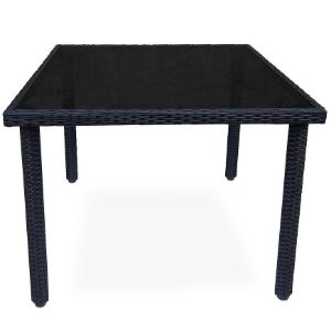 Obrazek Stół technorattan Dandy 90x90 czarny