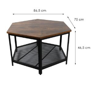 Obrazek Ława Loft 8628 E dark vintage wood