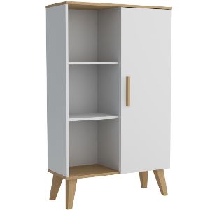 Obrazek Witryna L Dita white/oak sonoma