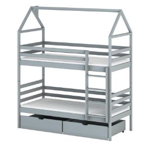 Obrazek Łóżko Domek Alex 90x200 grey