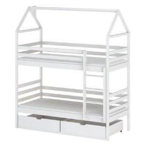 Łóżko Domek Alex 90x200 white