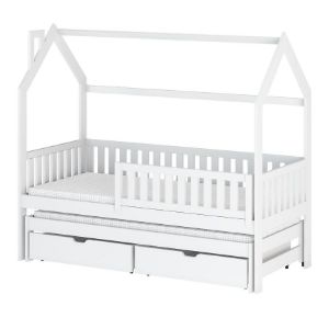 Łóżko Domek Monkey 90x200 white