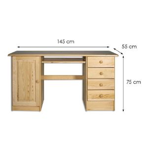 Obrazek Biurko Sosnowe BR115 surowy