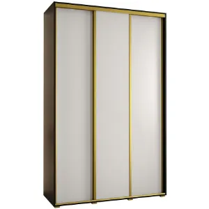 Szafa 45 Canaris 1 170 czarny/biały/gold