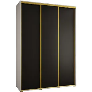 Szafa 45 Canaris 1 190 biały/czarny/gold