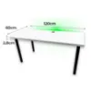 Obrazek Biurko Gamingowe Low Białe 120x60x2.8 Model 2