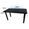 Obrazek Biurko Gamingowe Low Czarne 120x60x2.8 Model 2