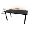 Obrazek Biurko Gamingowe Top Czarne 120x60x2.8 Model 1