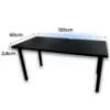 Obrazek Biurko Gamingowe Top Czarne 120x60x2.8 Model 2