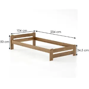 Obrazek Łóżko sosna LK099–100x200 kol dąb