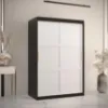 Obrazek Szafa Amiro 1 120 czarny/biały
