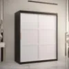 Obrazek Szafa Amiro 1 150 czarny/biały