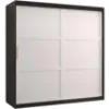 Obrazek Szafa Amiro 1 180 czarny/biały