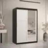 Obrazek Szafa Amiro 2 120 czarny/biały