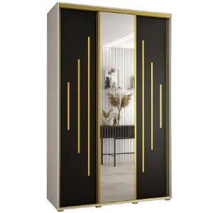 Szafa 45 Canaris 13 180 biały/czarny/gold