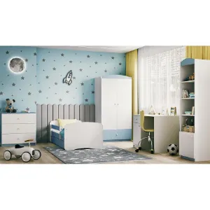 Obrazek Łóżko Dziecięce Babydreams+Sz+M Niebieski 70x140