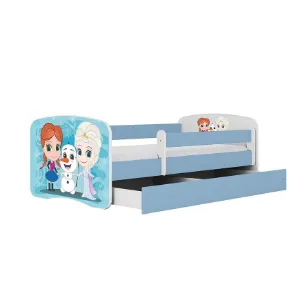 Obrazek Łóżko Dziecięce Babydreams+Sz+M Niebieski 70x140 Kraina Lodu