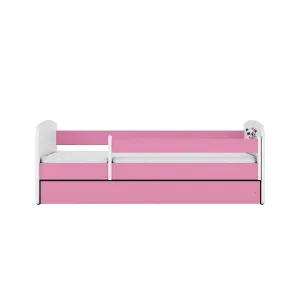 Obrazek Łóżko Dziecięce Babydreams+Sz+M Różowe 70x140 Panda