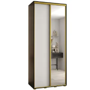 Obrazek Szafa 45 Canaris 3 140 czarny/biały/gold