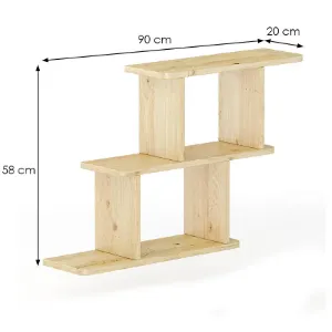 Obrazek Półka Sosna PK105-90x58x20 surowy