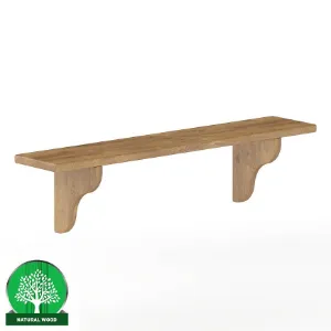 Półka Sosna PK120-100x25x20 dąb