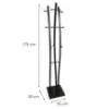 Obrazek Wieszak metalowy 9458 Broody czarny