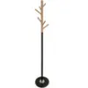 Obrazek Wieszak metalowy 9463 Wooden czarny/naturalny