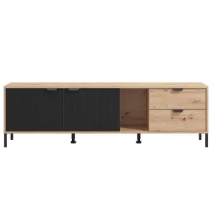 Obrazek Szafka RTV Vandea Artisan/Czarny 11013380