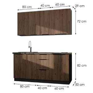 Obrazek Kuchnia Monza 180cm Bez Blatu