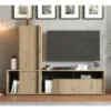 Obrazek Meblościanka Chania Artisan/Czarny 11013496